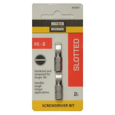 Swivel No.6 Master Mechanic Slotted Insert Bit Tip SW3855542
